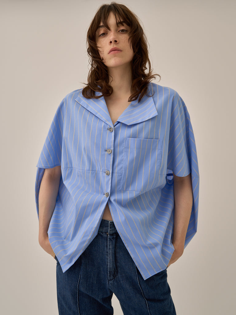 Aura stripe shirt BL