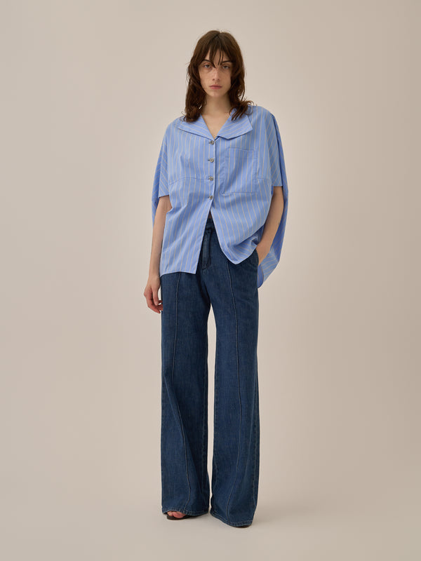 Aura stripe shirt BL