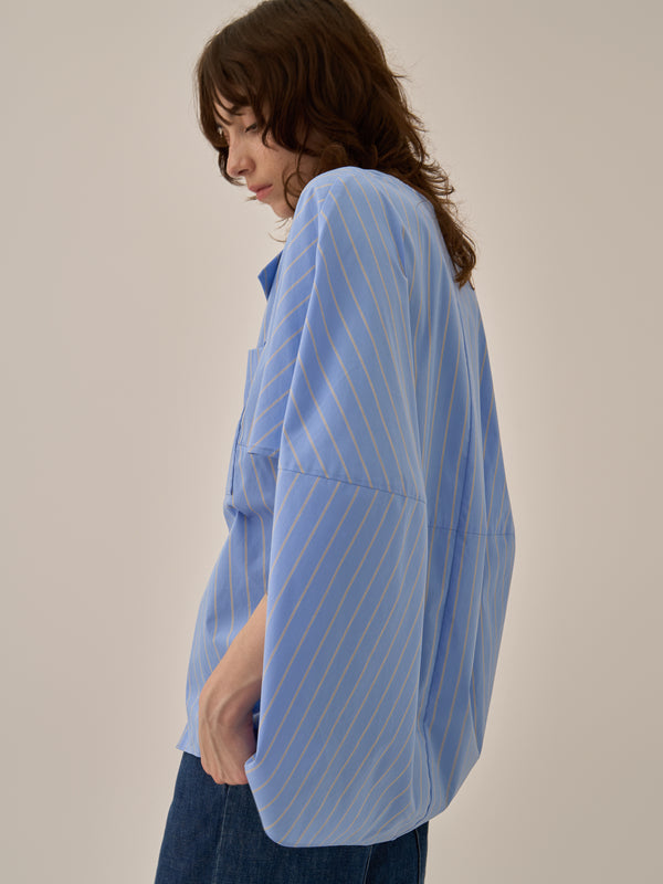 Aura stripe shirt BL