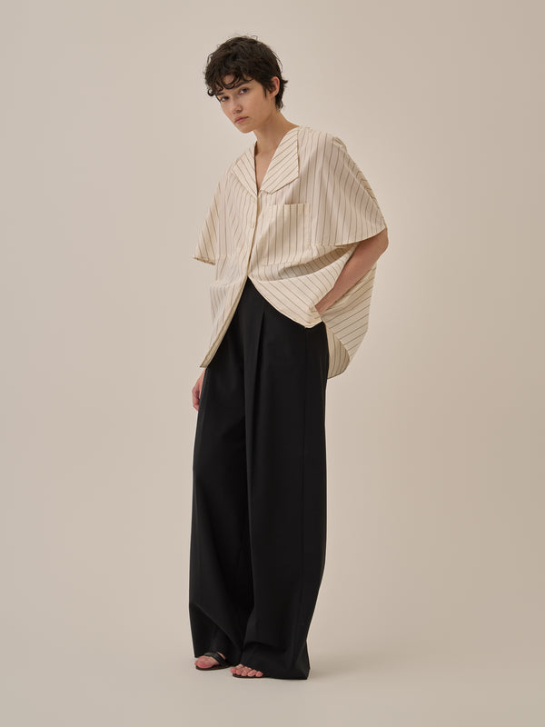 Aura stripe shirt WH