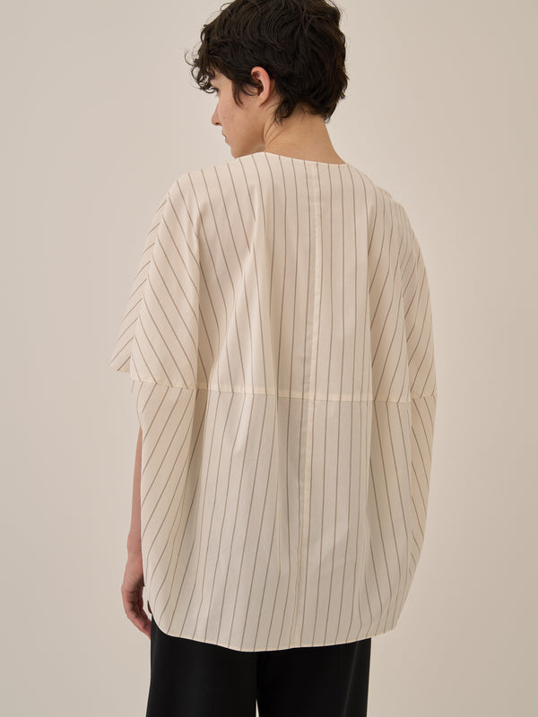 Aura stripe shirt WH