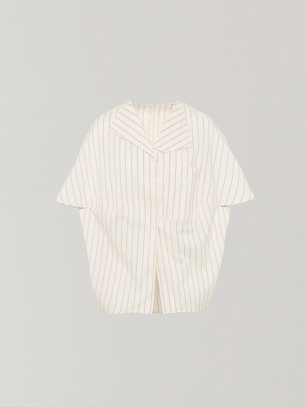 Aura stripe shirt WH