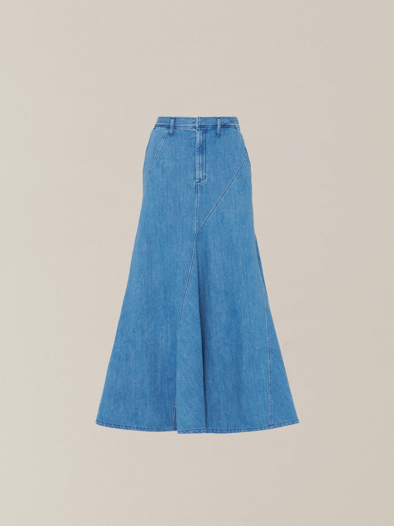 Ivona denim flare skirt BL
