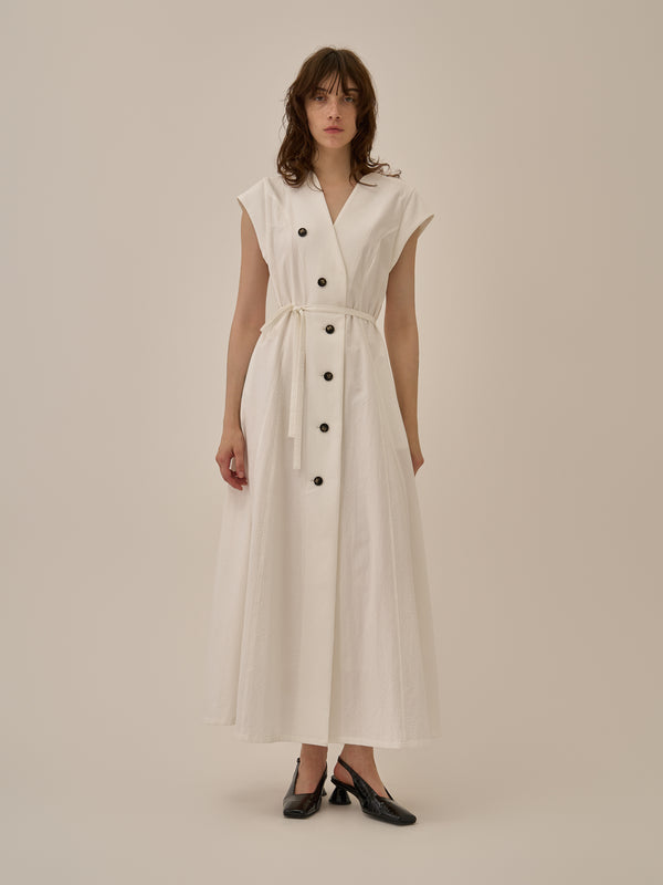 Sesilia asymmetry panel dress WH