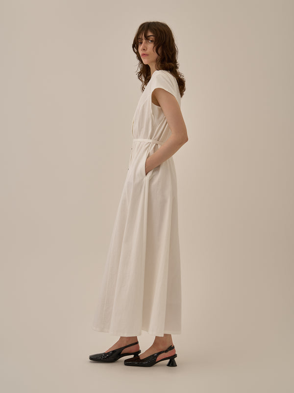 Sesilia asymmetry panel dress WH