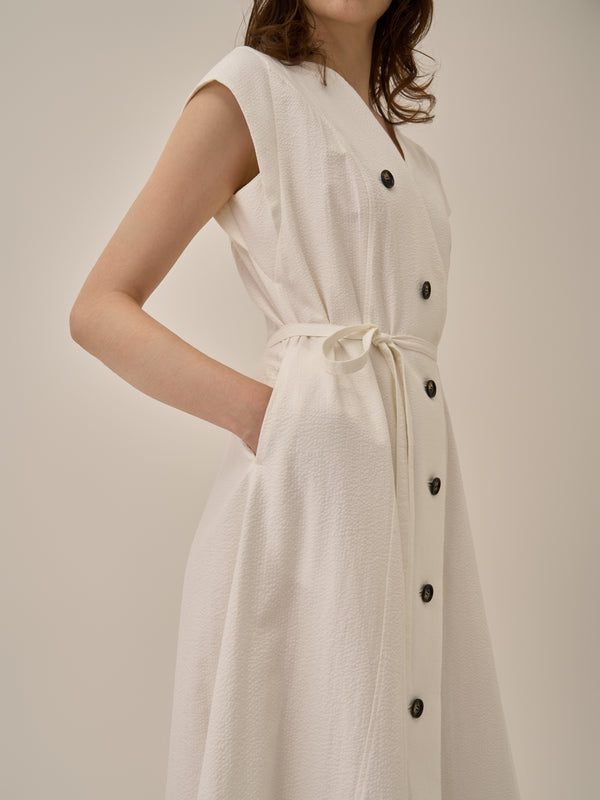 Sesilia asymmetry panel dress WH