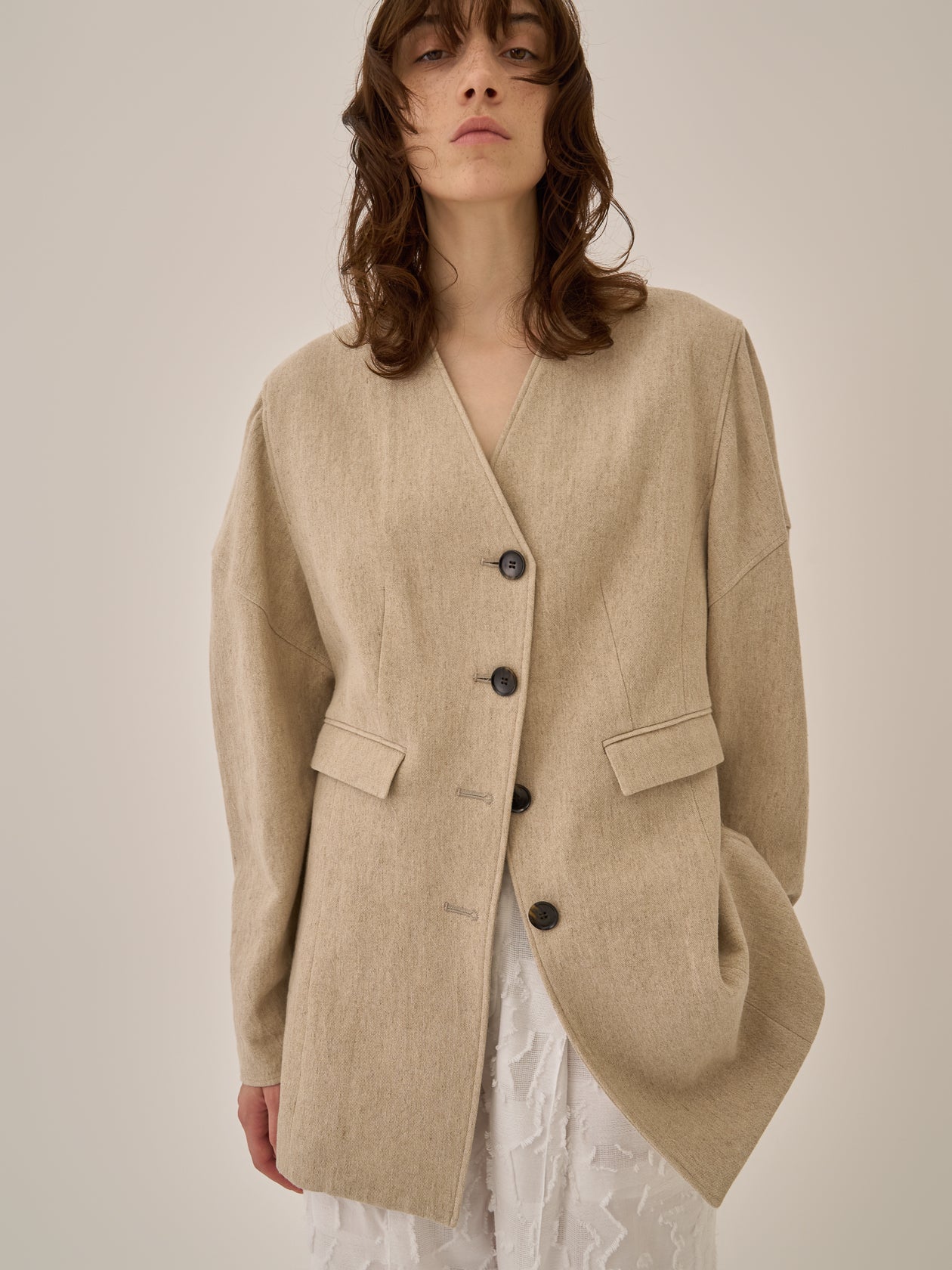 Helene cotton-linen jacket BE