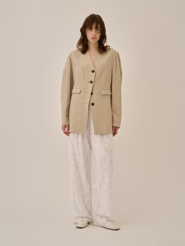 Helene cotton-linen jacket BE