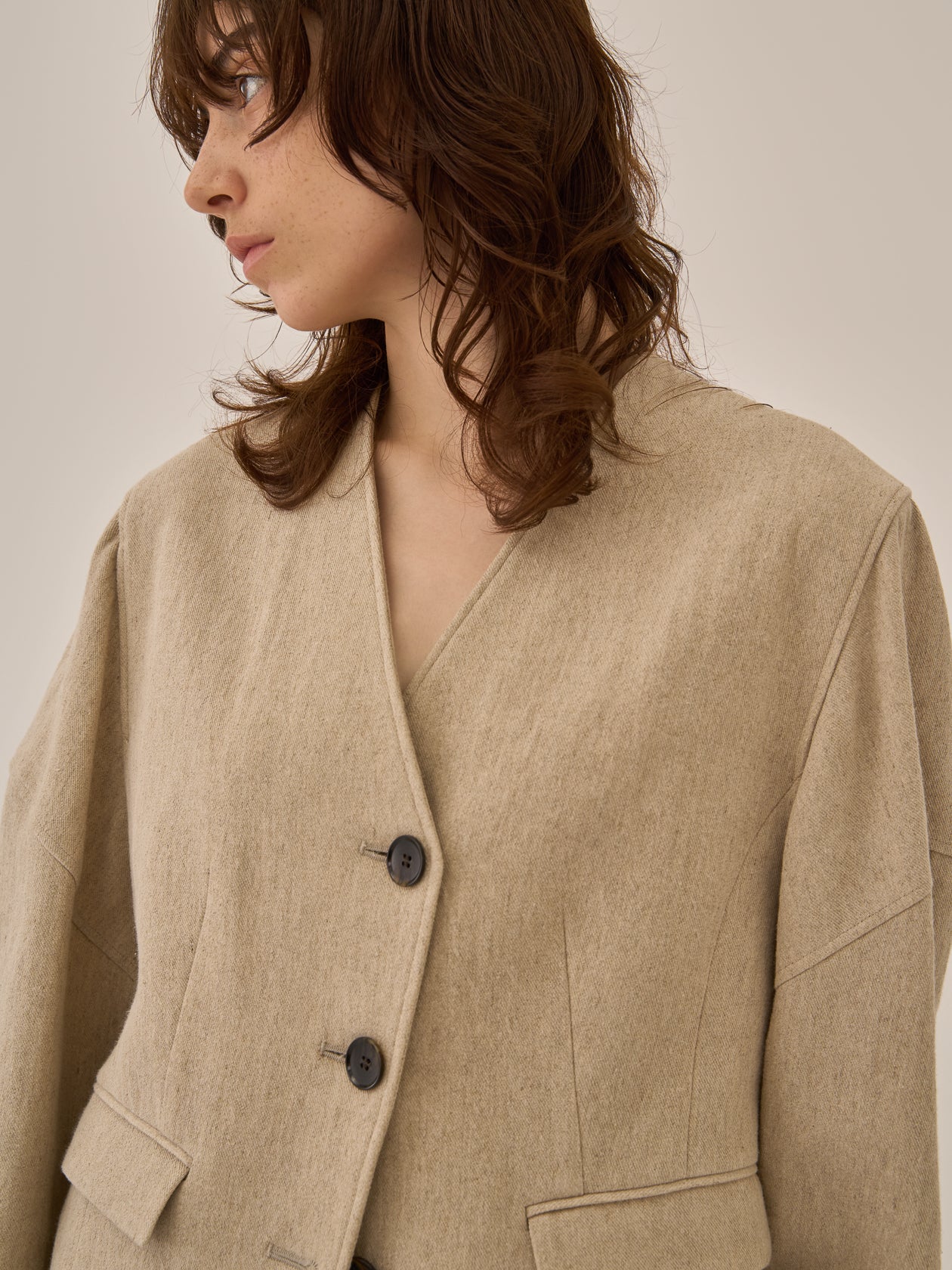 Helene cotton-linen jacket BE