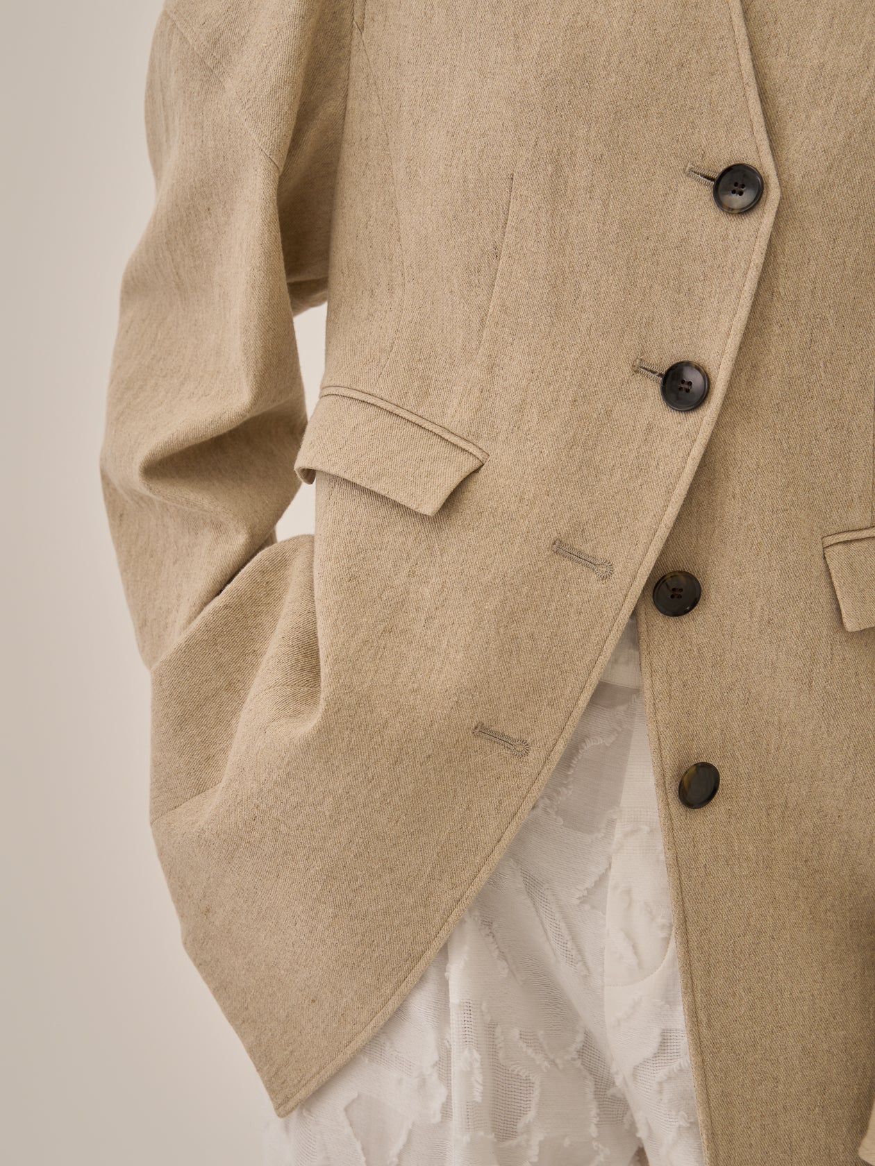Helene cotton-linen jacket BE