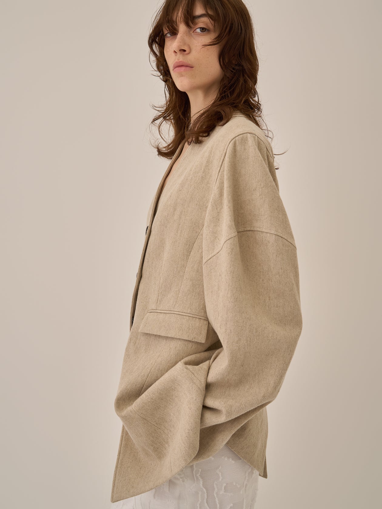 Helene cotton-linen jacket BE