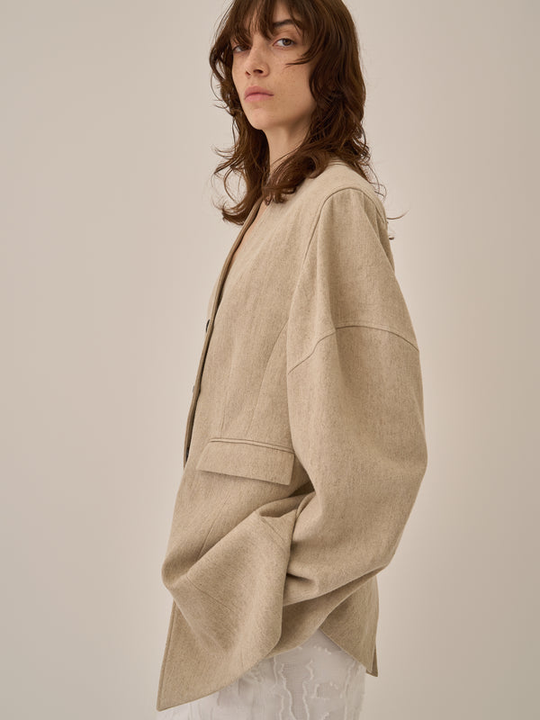 Helene cotton-linen jacket BE