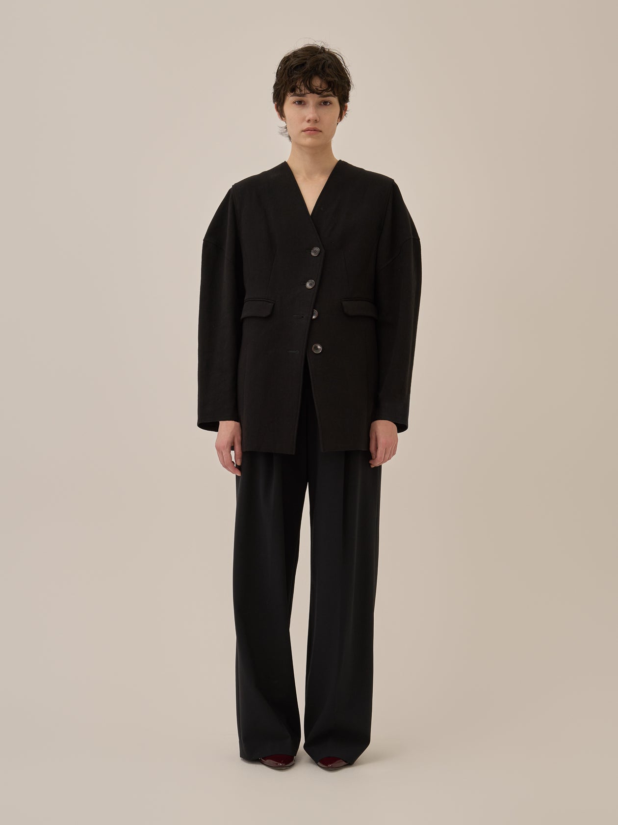 Helene cotton-linen jacket BK