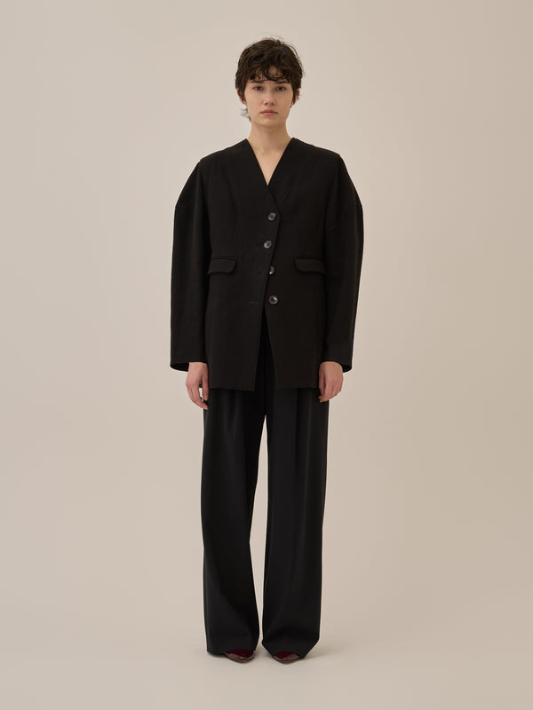 Helene cotton-linen jacket BK