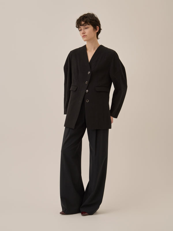 Helene cotton-linen jacket BK