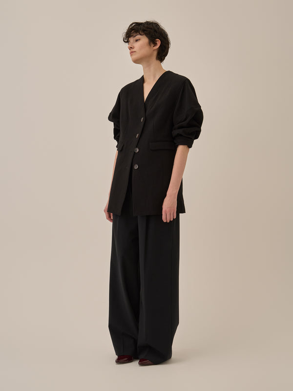 Helene cotton-linen jacket BK