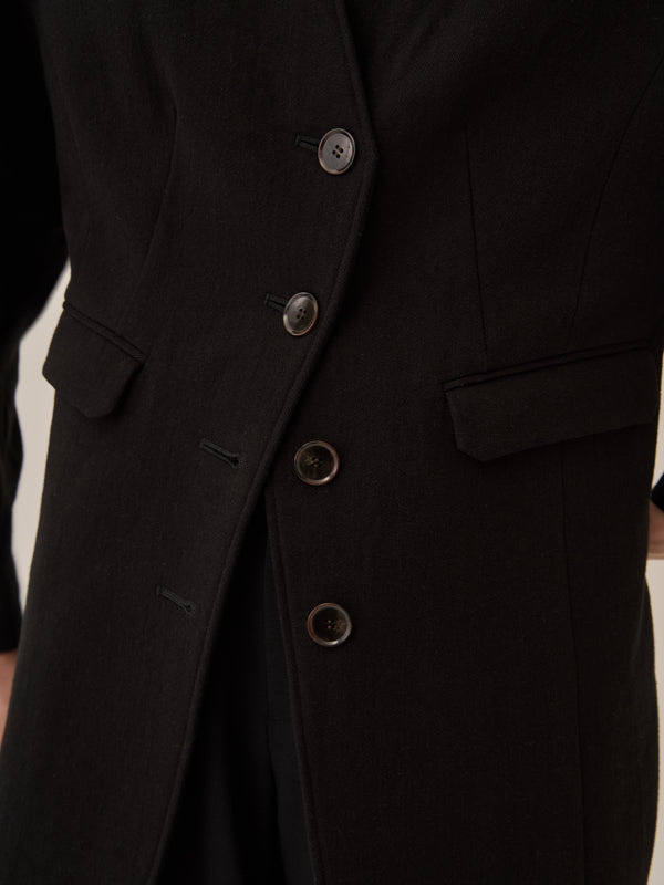 Helene cotton-linen jacket BK