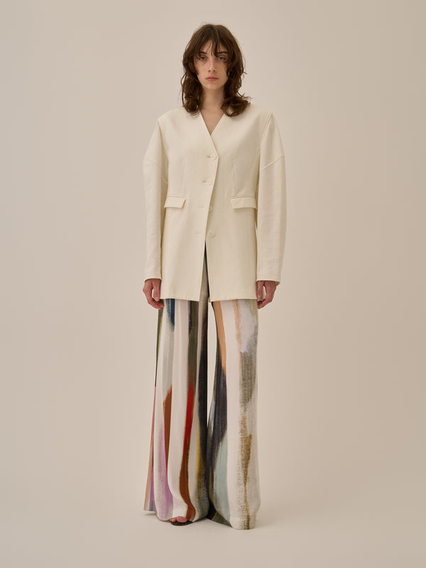 Helene cotton-linen jacket WH