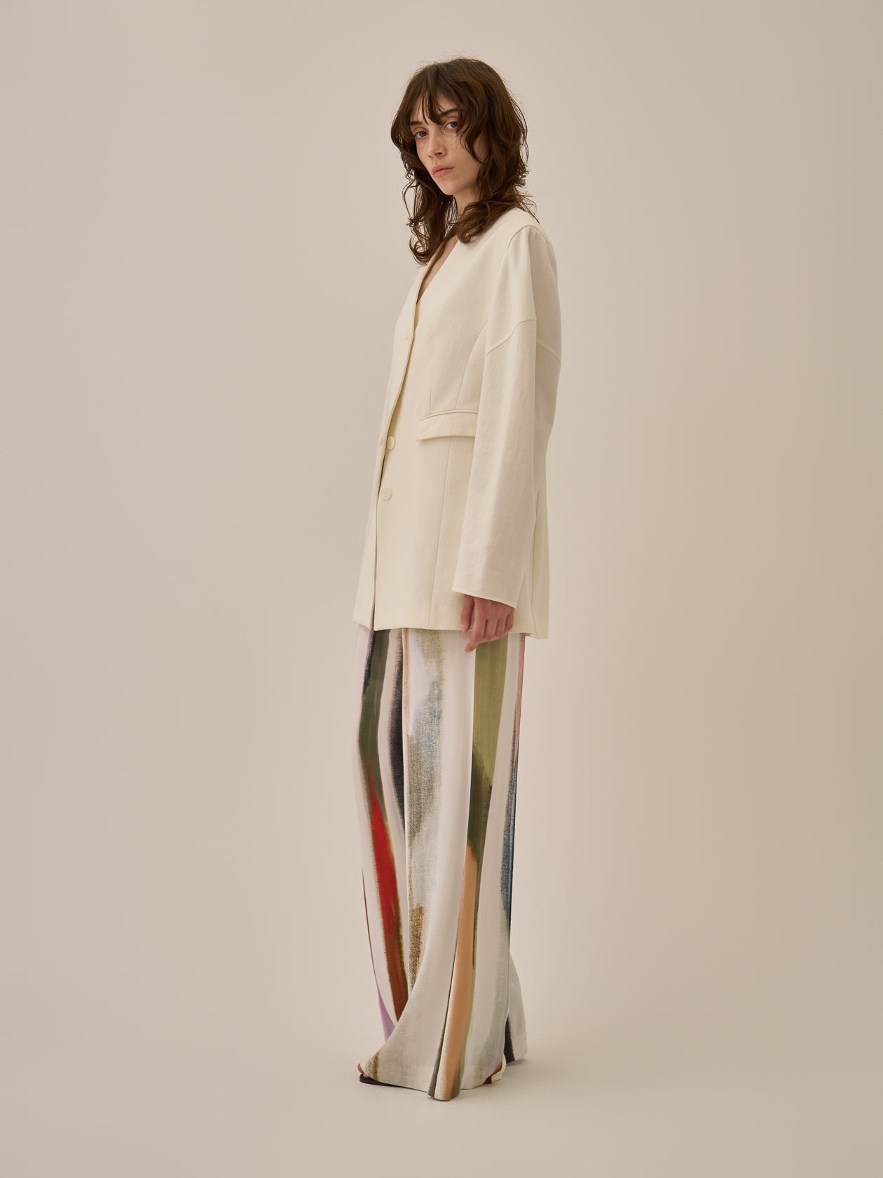 Helene cotton-linen jacket WH