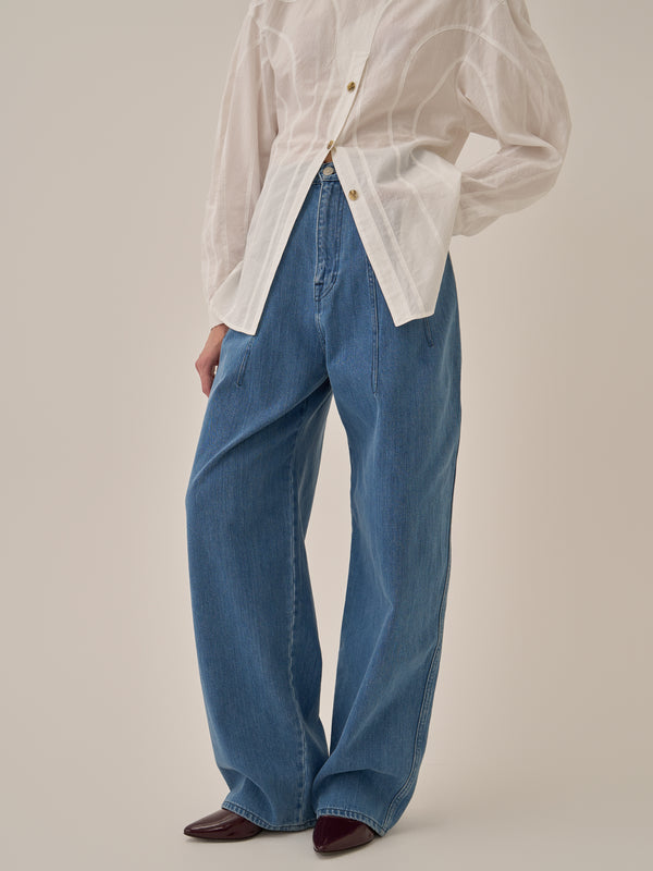 Miriam panel denim pants BL