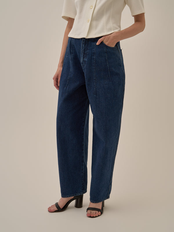 Miriam panel denim pants NV