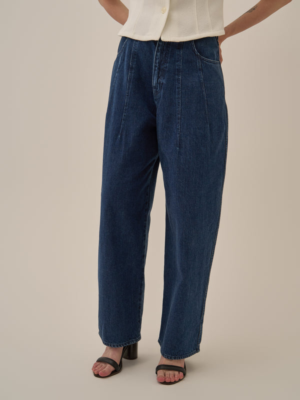 Miriam panel denim pants NV