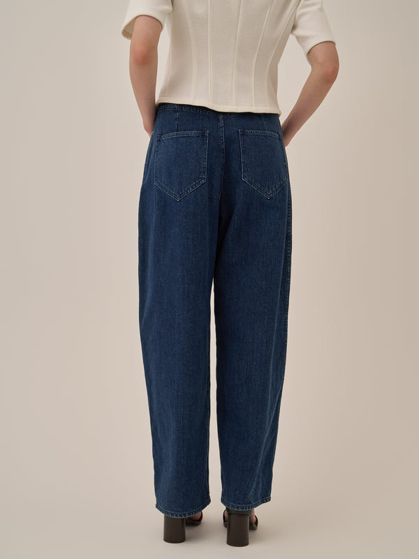 Miriam panel denim pants NV