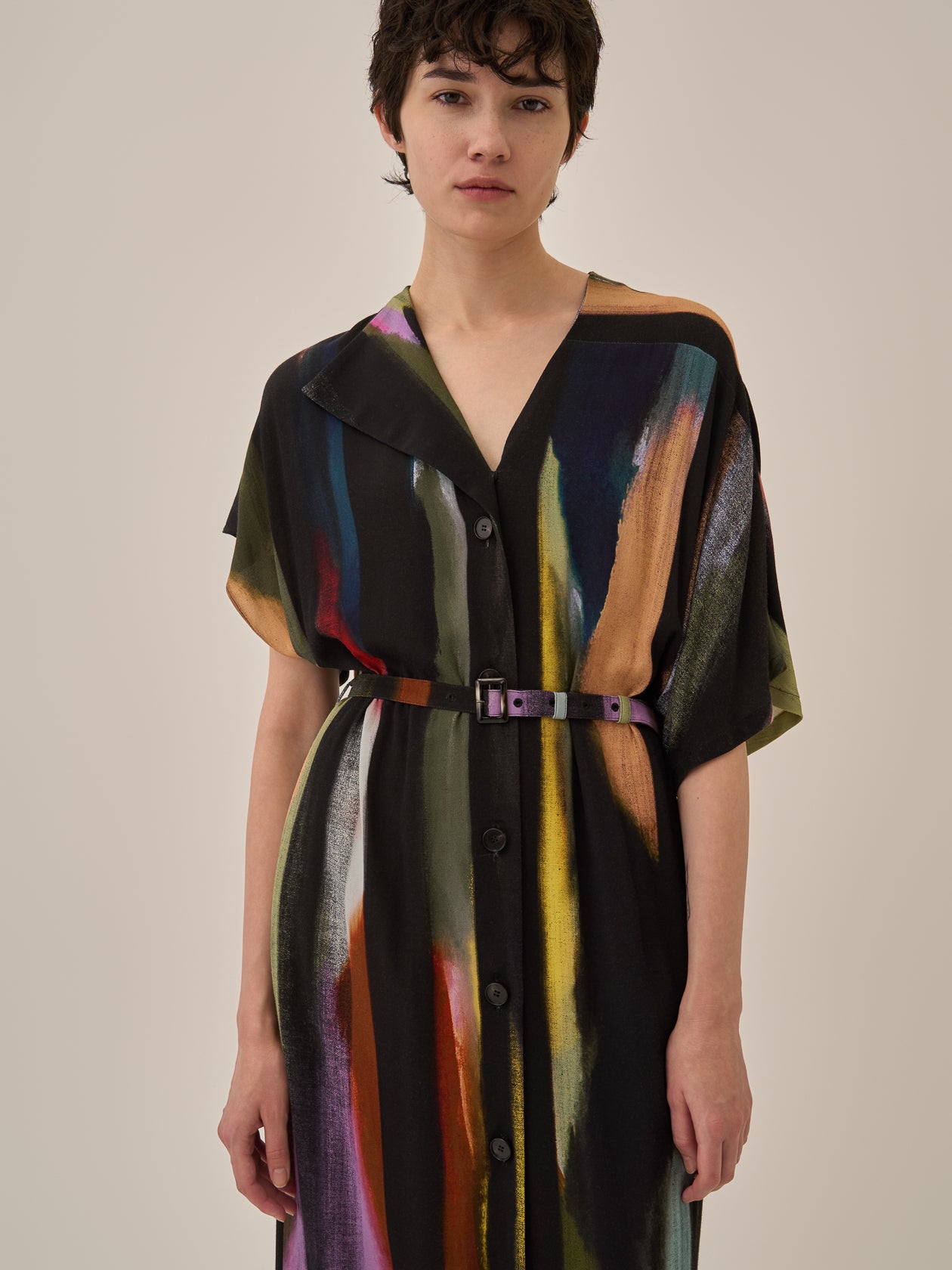 Empty stripe dress BK