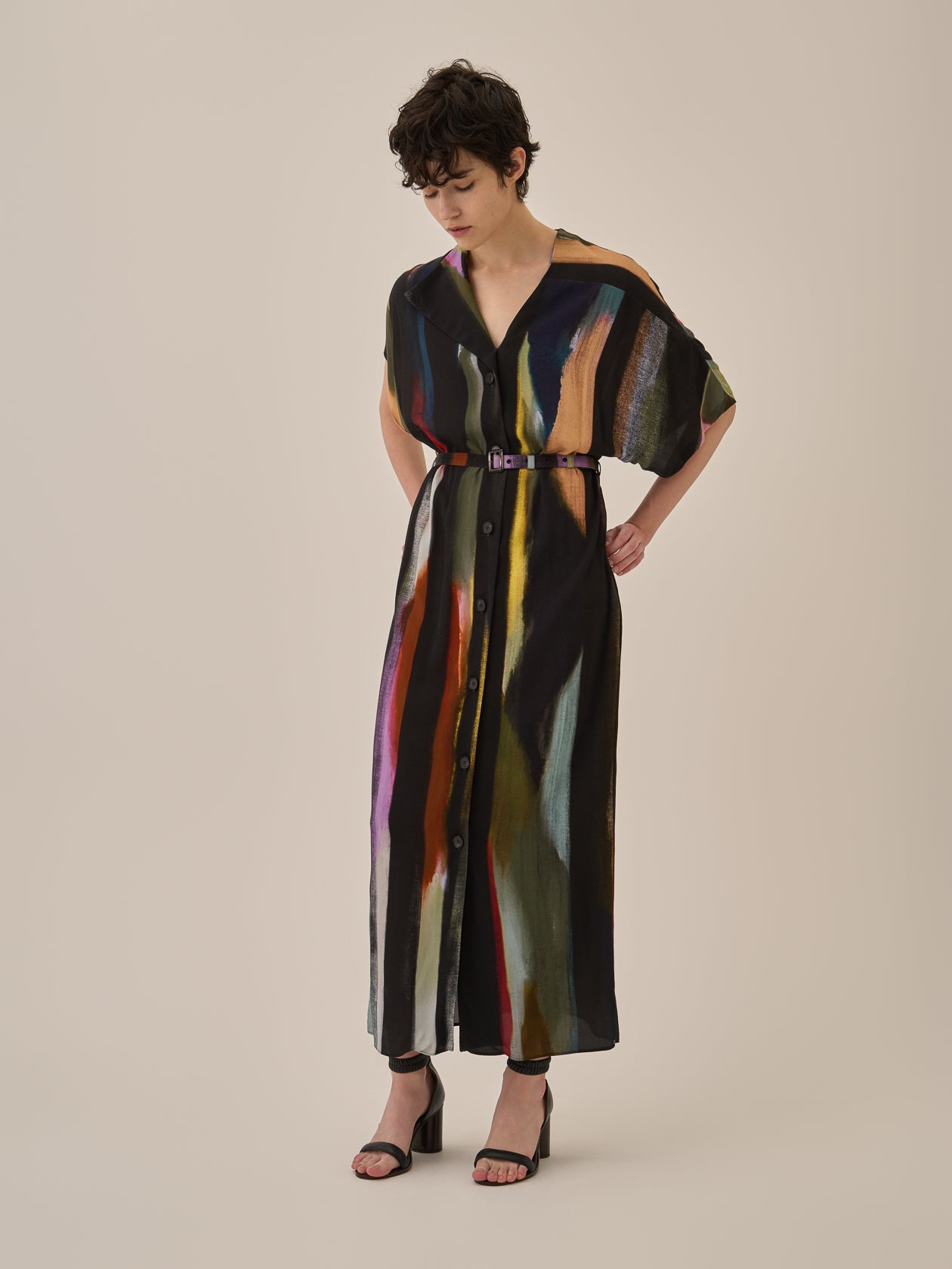 Empty stripe dress BK