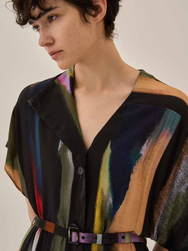 Empty stripe dress BK