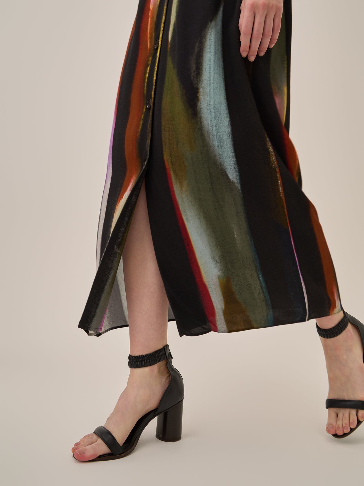 Empty stripe dress BK