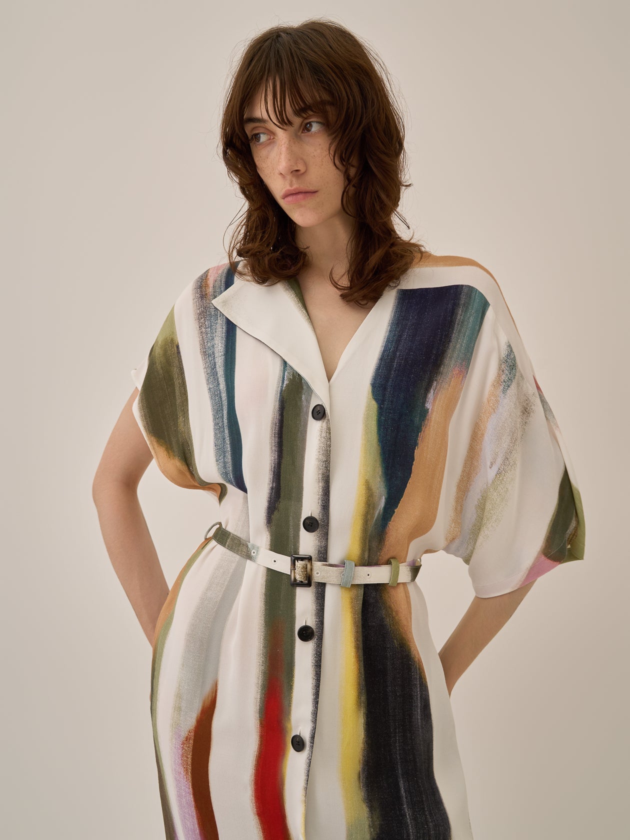 Empty stripe dress WH