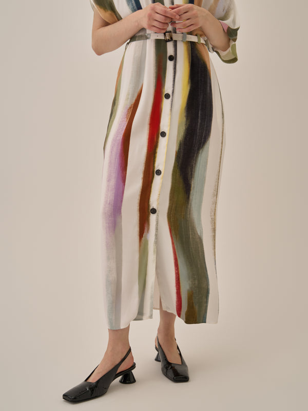 Empty stripe dress WH