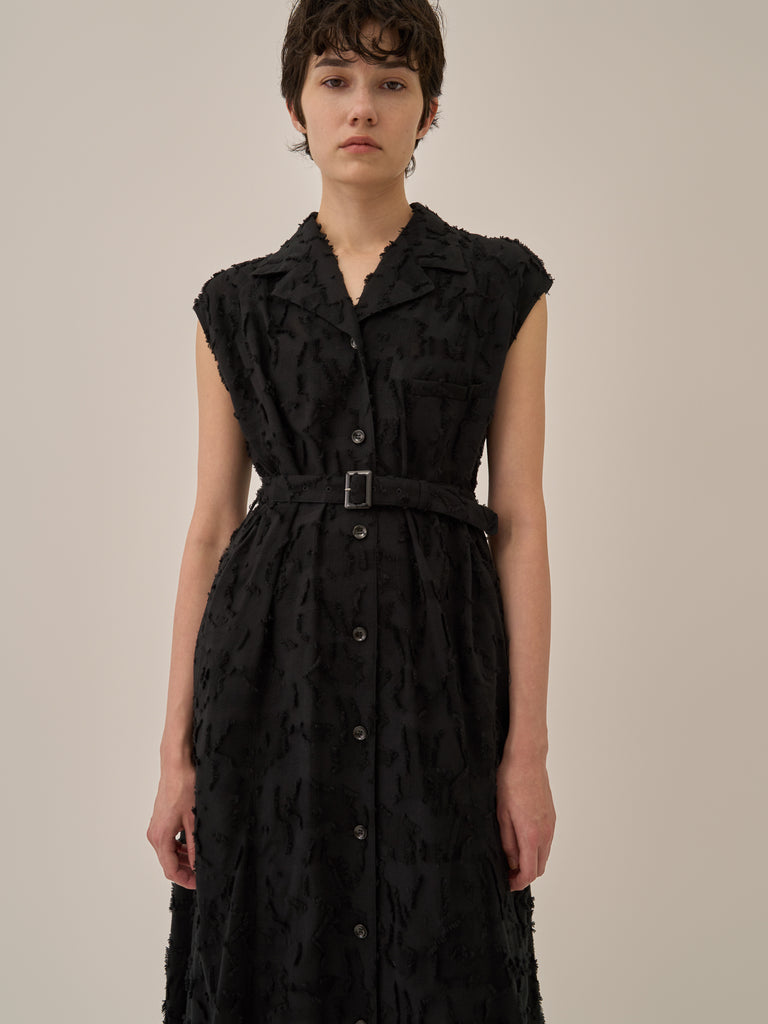 Block flower dress BK