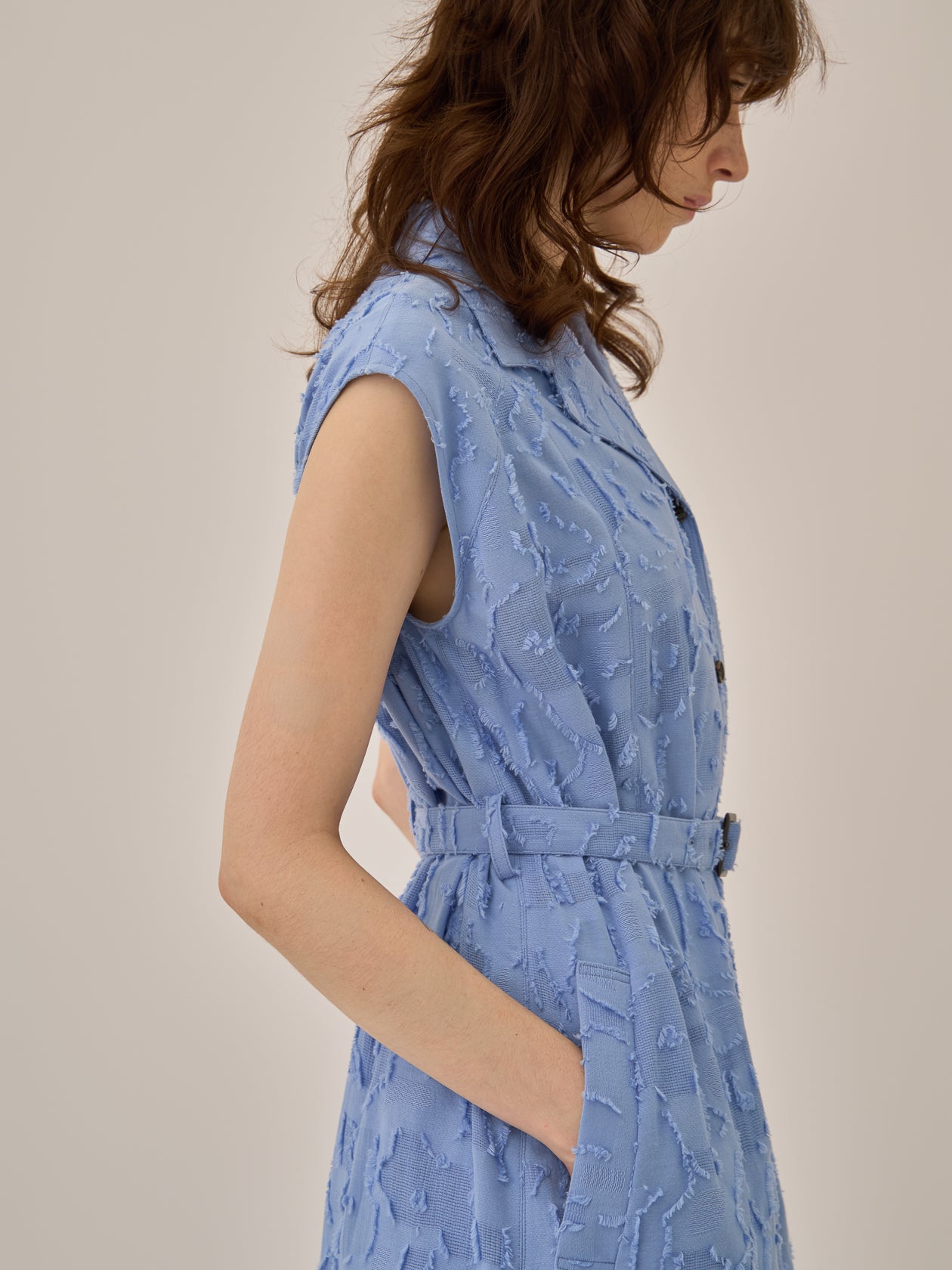 Block flower dress BL