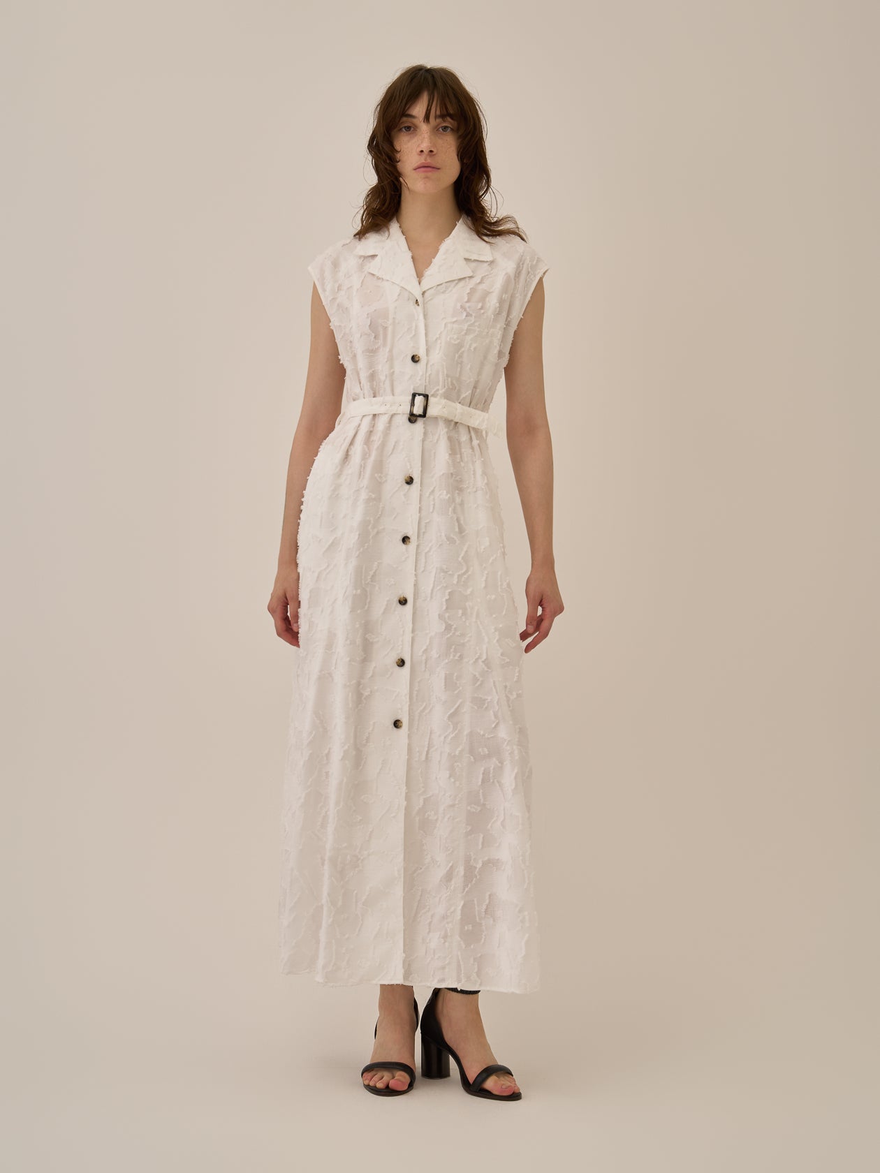 Block flower dress WH