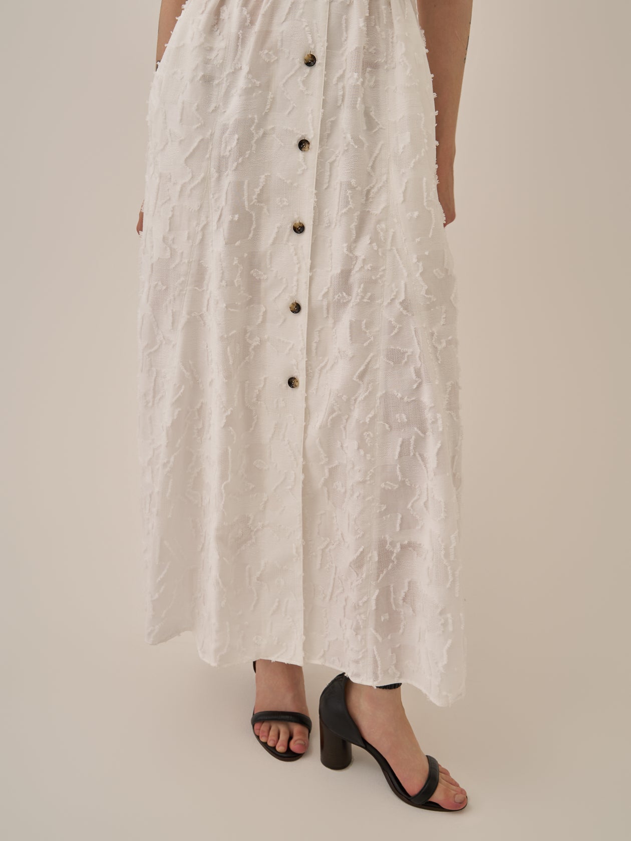 Block flower dress WH