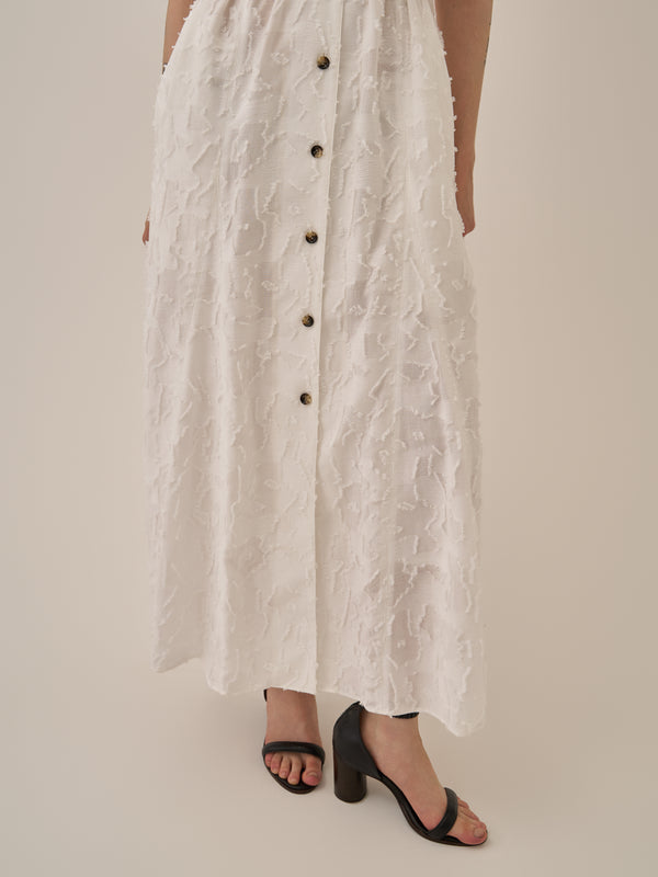 Block flower dress WH