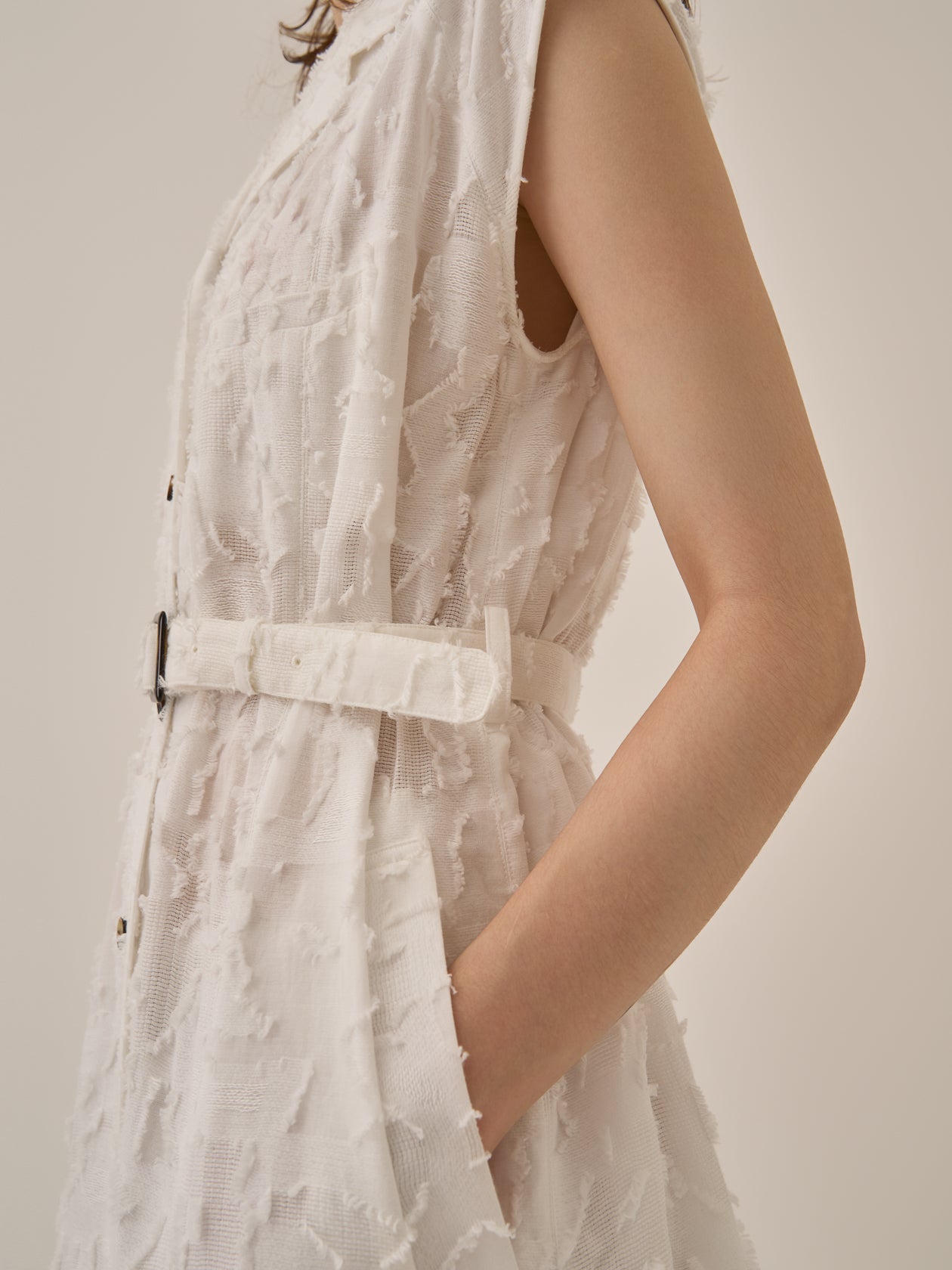 Block flower dress WH