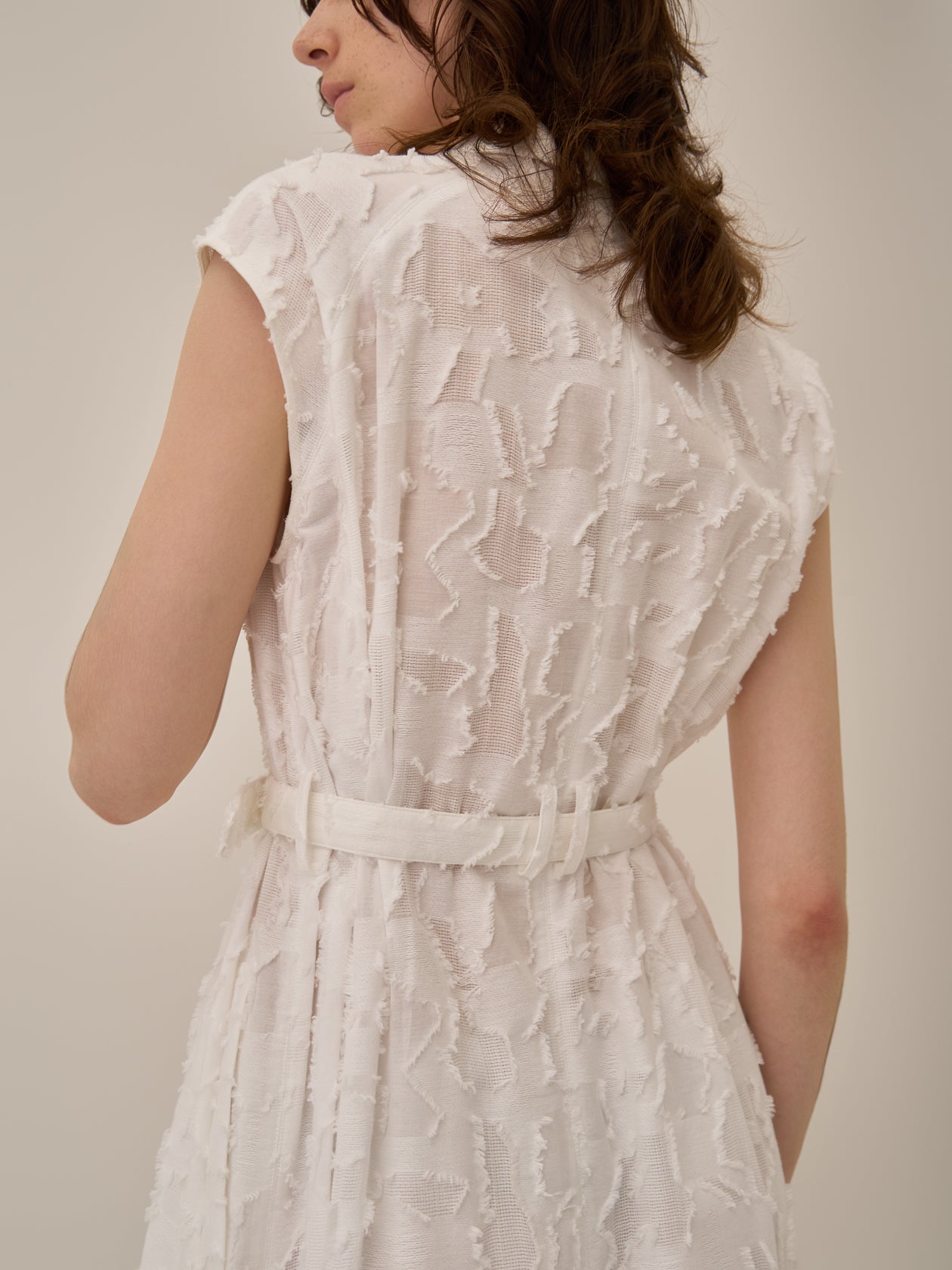 Block flower dress WH