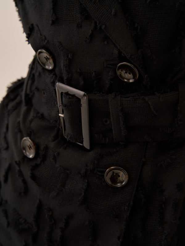 Block flower shirt BK