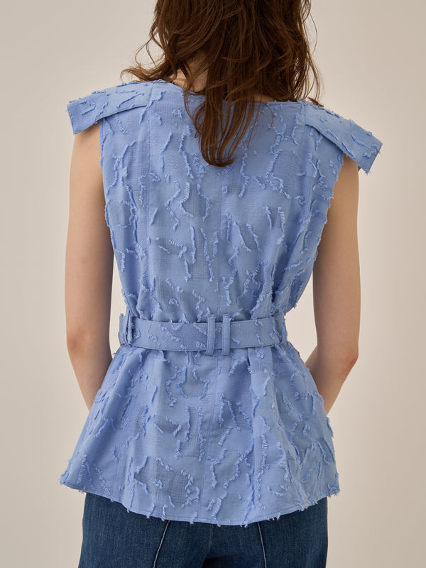 Block flower shirt BL