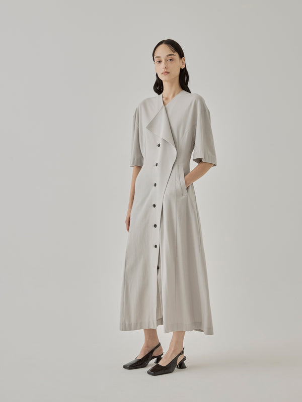 Amy cascade panel jersey dress GY