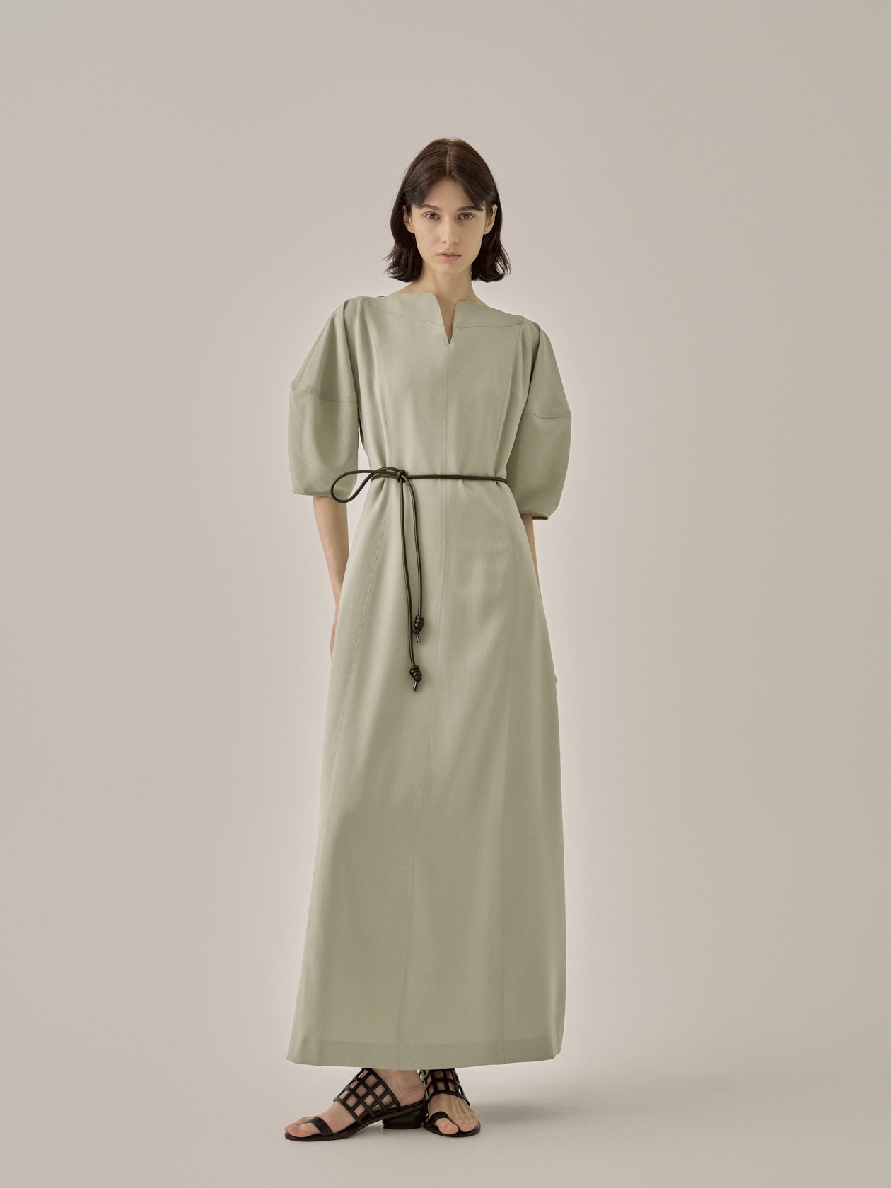 s*5様 AKIRANAKA トップス Sesilia lantan sleeve dress GR | AKIRANAKA ONLINESTORE