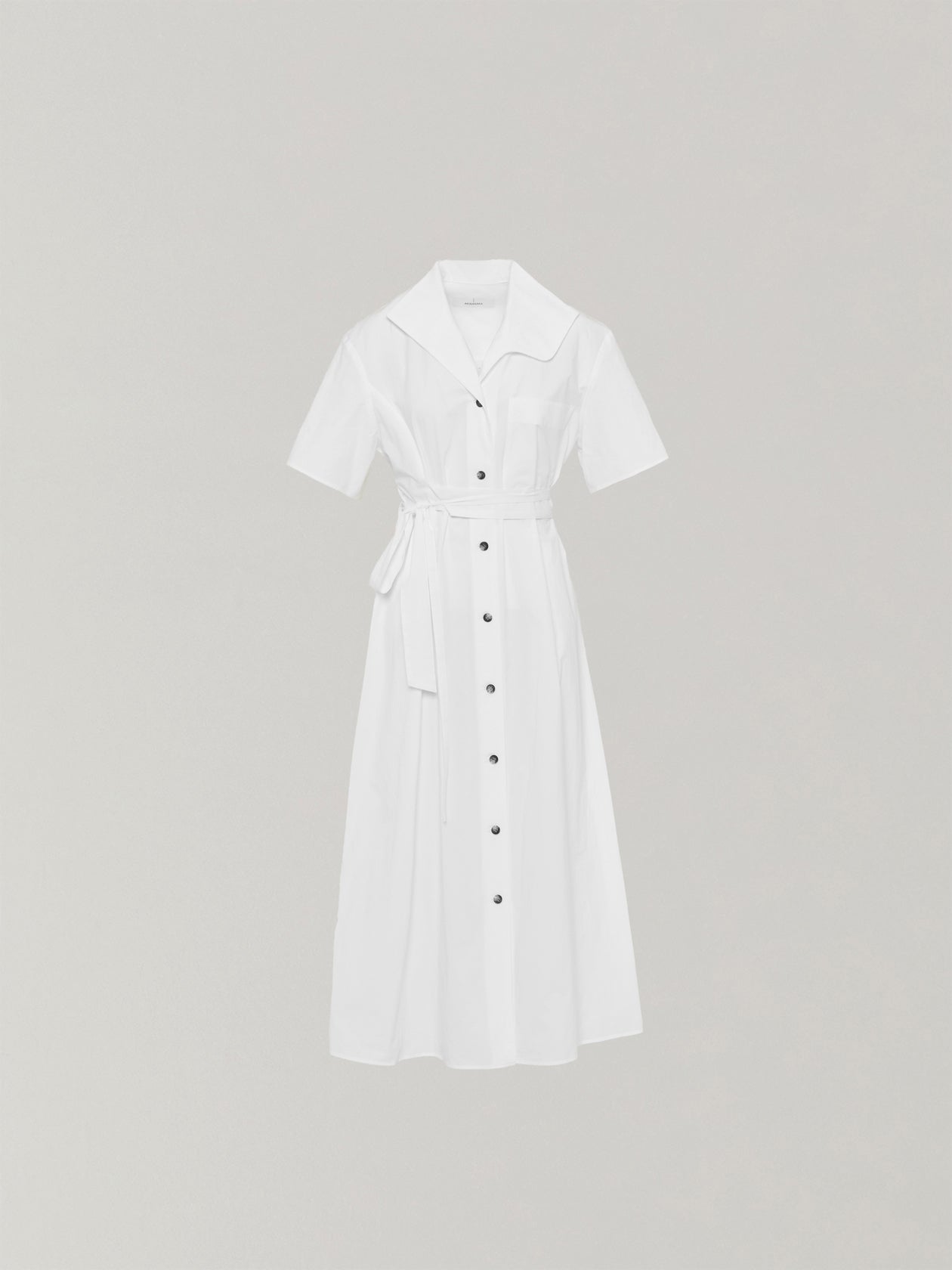 Silja asymmetry collar dress WH