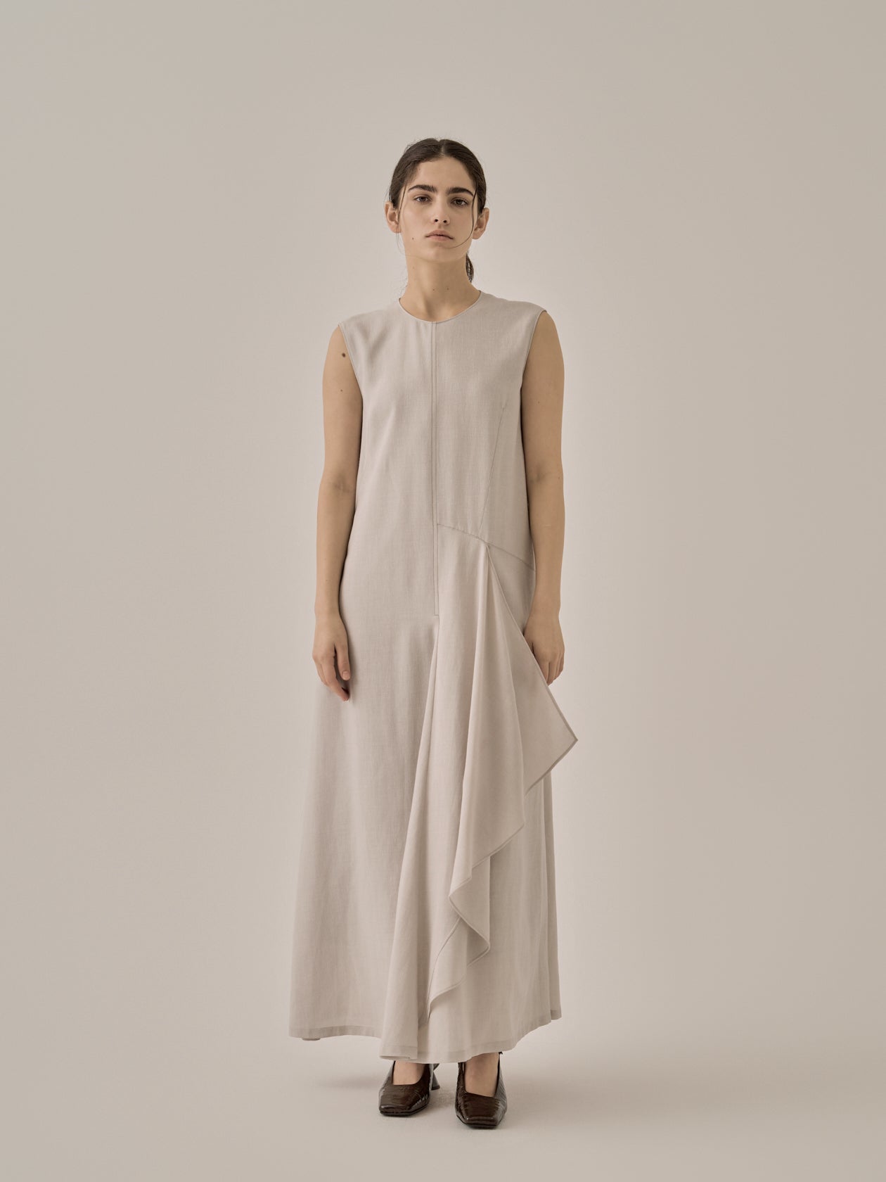 Freja drape panel dress GY