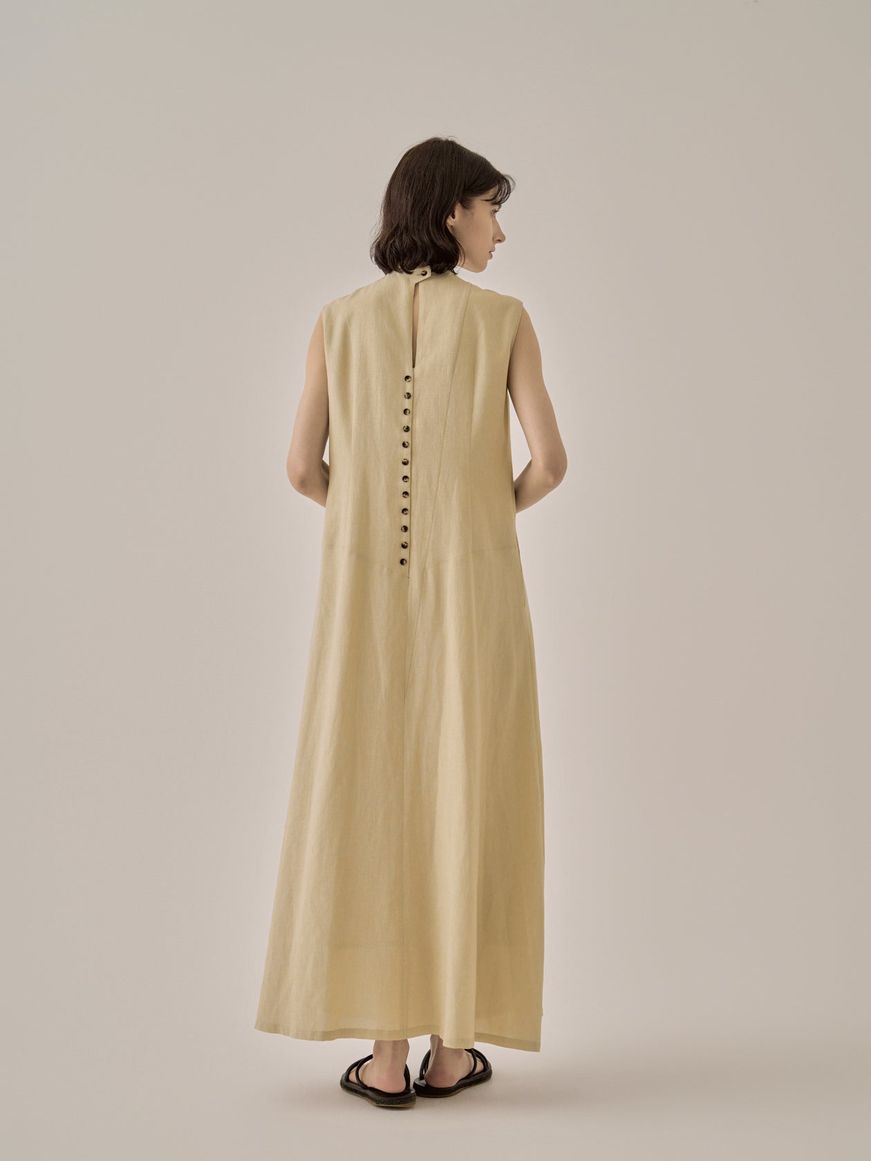 Freja drape panel dress YE