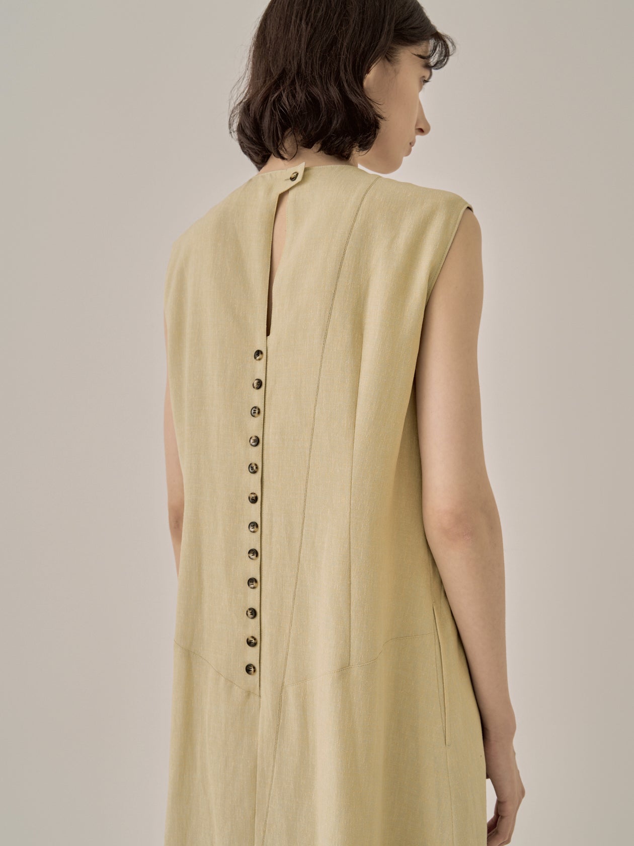 Freja drape panel dress YE