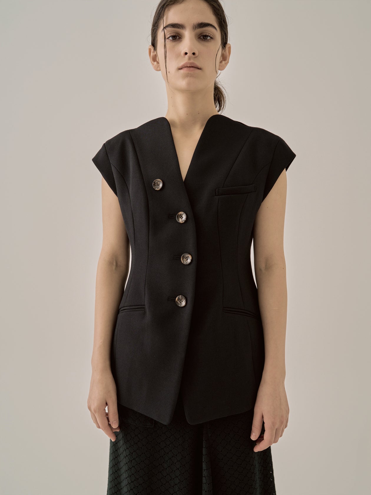 Gladys coat BRN AKIRANAKA AW2311-BR