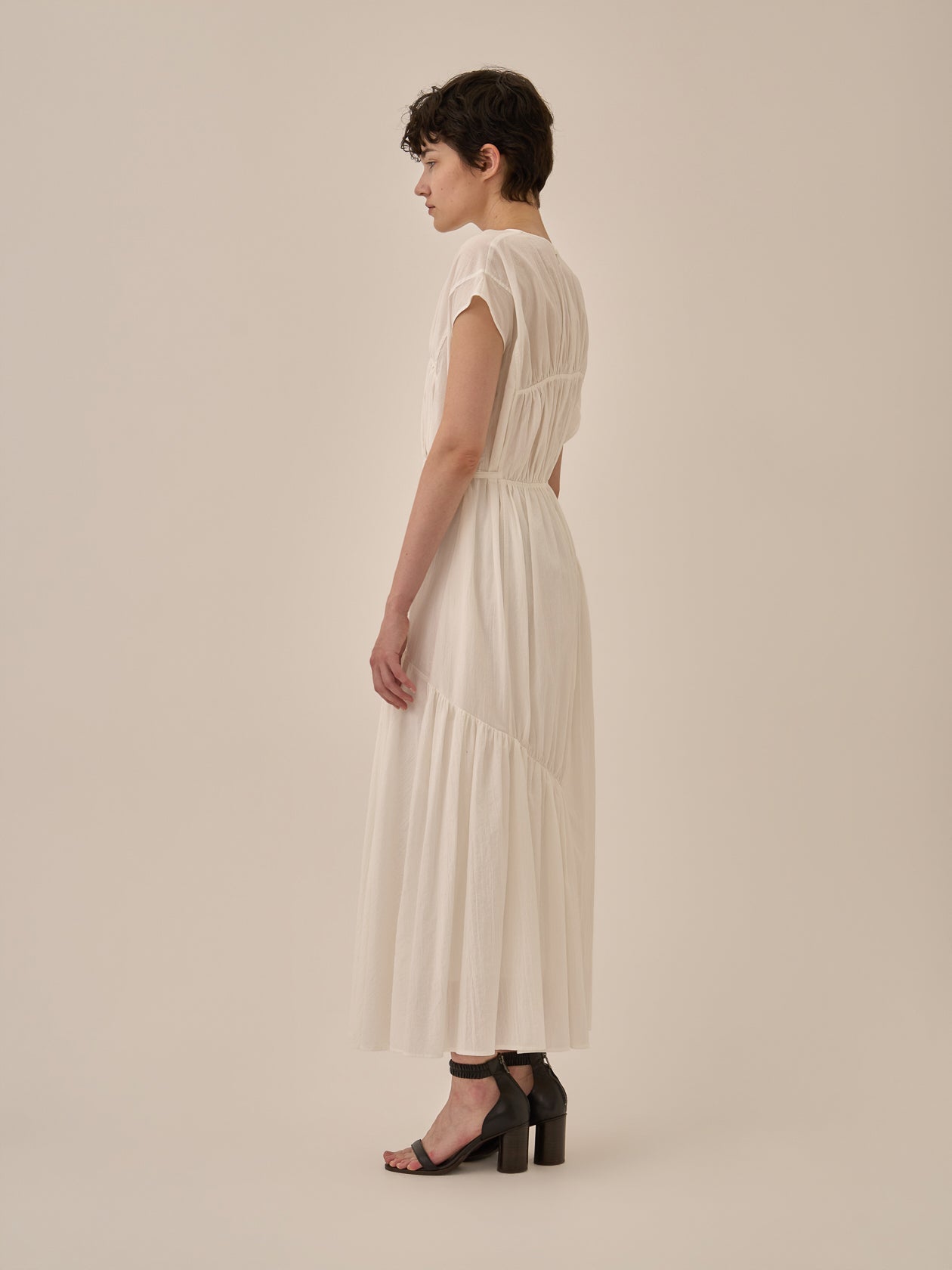 Sara gather panel dress WH